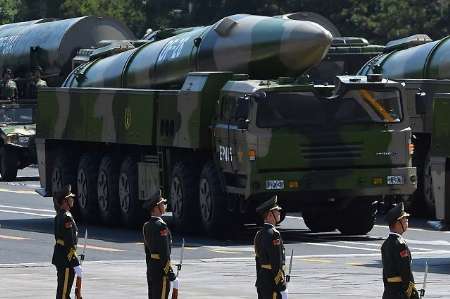آزمایش موشك بالستیك چین با قابلیت حمل 10 كلاهك هسته‌ای