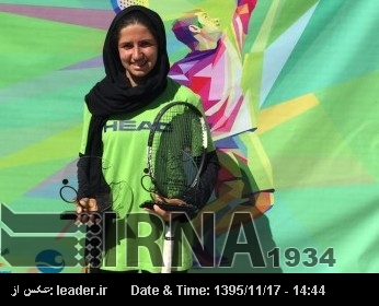 Los jugadores de tenis iraníes de ocupan el primer y segundo lugar en el Torneo de Kish