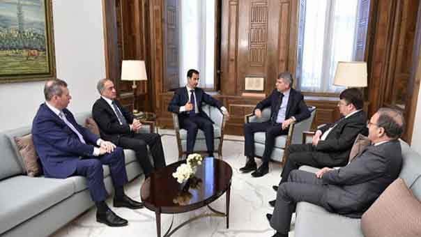 الأسد: معظم الدول الأوروبية دعمت تنظيمات مارست مختلف أنواع الإرهاب بحق السوريين الأسد: معظم الدول الأوروبية دعمت تنظيمات مارست مختلف أنواع الإرهاب بحق السوريين