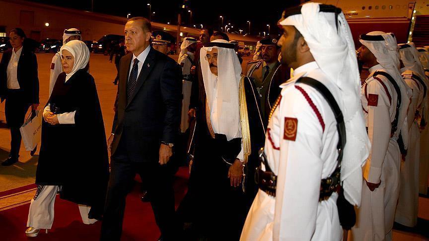 رئیس جمهوری تركیه با امیر قطر دیدار كرد