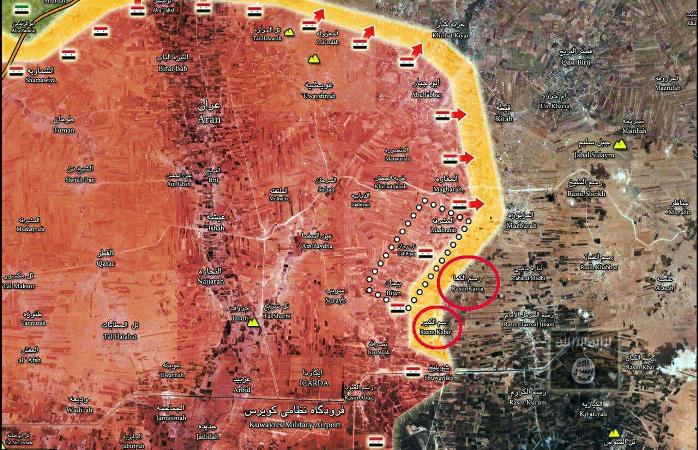 ادامه پیشروی ارتش سوریه در شهرك های شرق حلب