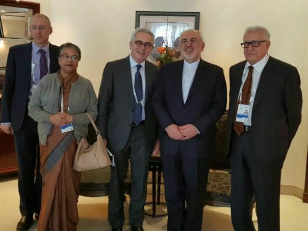 دیدار هیات ریش سفیدان ( Elders ) سازمان ملل متحد با وزیر امور خارجه ایران