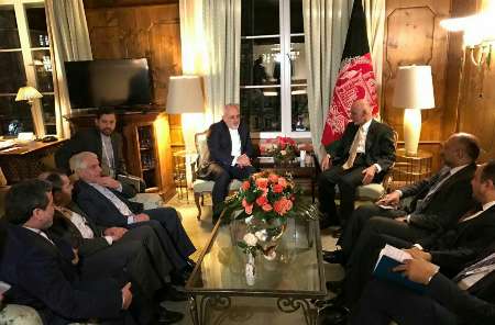 ظریف یلتقی الرئیس الافغانی فی میونیخ ظریف یلتقی الرئیس الافغانی فی میونیخ