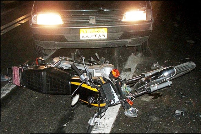 مرگ راكب موتورسیكلت در حادثه رانندگی جاده فرعی شهر لومار