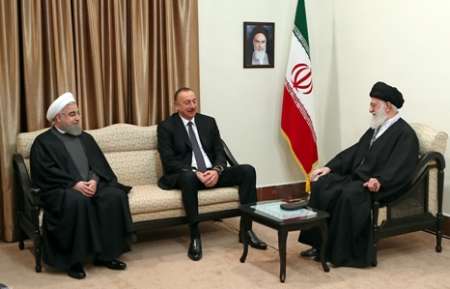 Supreme Leader receives Azeri president