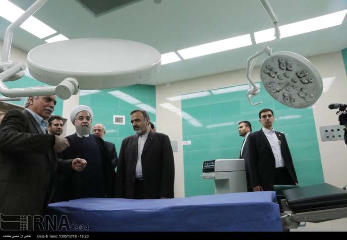 افتتاح بیمارستان 610 تختوابی امام رضا (ع) در مشهد مقدس