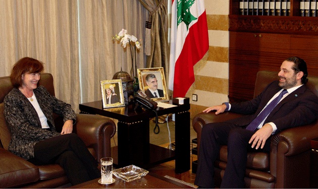 «سعد الحریری» ساعاتی پس از حمله آمریكا به سوریه با سفیر آمریكا در بیروت دیدار كرد