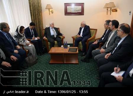 Zarif ve Veld El Muallim Moskova’da görüştü Zarif ve Veld El Muallim Moskova’da görüştü