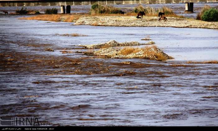 هشدار هواشناسي خوزستان در خصوص افزايش دبي رودخانه هاي دز و كرخه