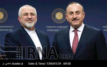 Zarif, çavuşoğlu’nu kutladı Zarif, çavuşoğlu’nu kutladı