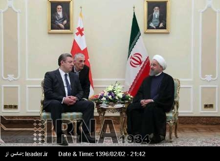 Ruhani: İran’ın demiryolları Gürcistan’ı Fars Körfezine bağlayabilir Ruhani: İran’ın demiryolları Gürcistan’ı Fars Körfezine bağlayabilir