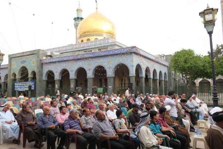 جشن ميلاد امام حسين (ع) در حرم حضرت زينب(س) برگزار شد