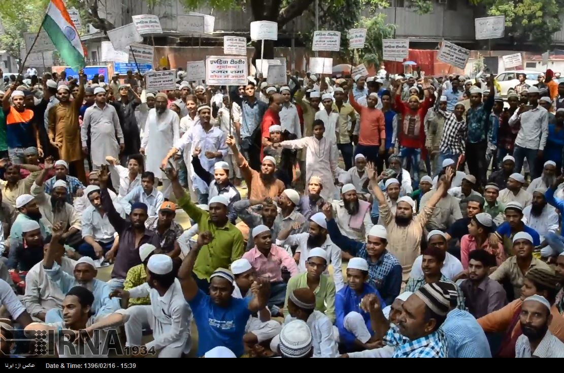 اعتراض به تبليغات ضد اسلامي در هند