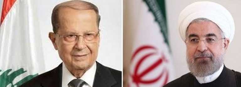 عون هنأ روحاني باعادة انتخابه رئيسا للجمهورية في ايران عون هنأ روحاني باعادة انتخابه رئيسا للجمهورية في ايران