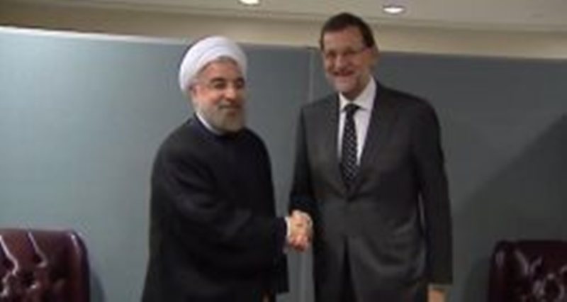رئيس الوزراء الأسباني يهنيء الرئيس روحاني رئيس الوزراء الأسباني يهنيء الرئيس روحاني