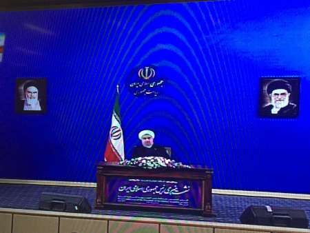 الرئیس روحانی: الشعب الایرانی اتخذ القرار بان یكون مقتدرا الرئیس روحانی: الشعب الایرانی اتخذ القرار بان یكون مقتدرا