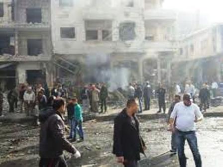 5 كشته و 19 زخمی در حمله خمپاره ای تروریست ها به دیرالزور سوریه