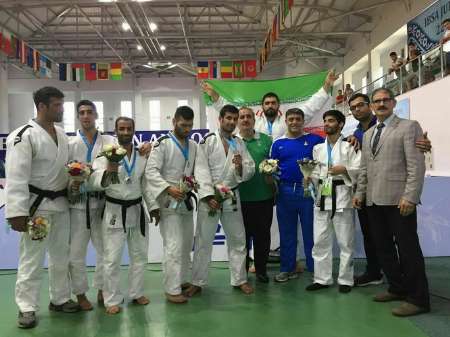 Judo de los invidentes y deficientes visuales de Irán, el segundo campeón de Asia