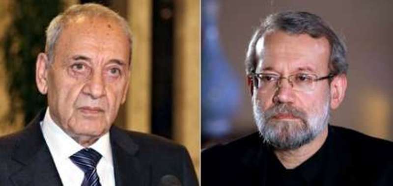لاريجاني يهنيء نبيه بري بمناسبة ذكري تحرير جنوب لبنان من الإحتلال الصهيوني لاريجاني يهنيء نبيه بري بمناسبة ذكري تحرير جنوب لبنان من الإحتلال الصهيوني