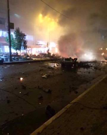 سقوط عشرات القتلي والمصابين اثر تفجير في بغداد سقوط عشرات القتلي والمصابين اثر تفجير في بغداد