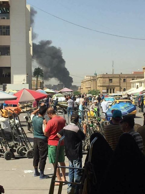 13 شهيدا و30 جريحا في تفجير وسط بغداد 13 شهيدا و30 جريحا في تفجير وسط بغداد