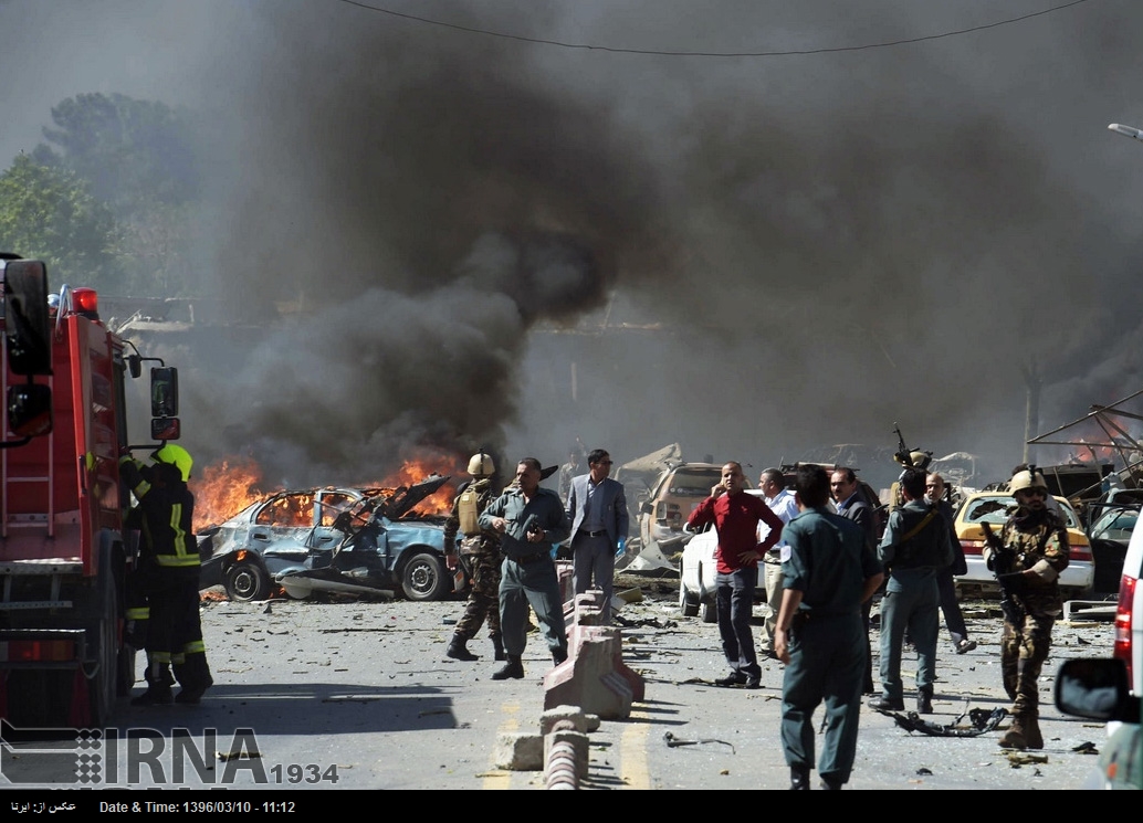 انفجار تروريستي در منطقه دیپلماتیک کابل
