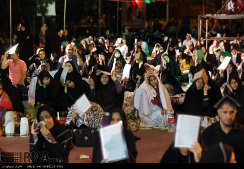 مناجات و عزاداری مومنان البرزی در شب قدر و سوگ شهادت امام علی (ع)