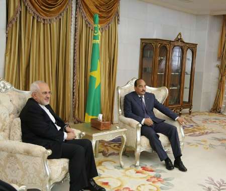 ایرانی وزیر خارجہ کی موریطانیہ کے صدر سے ملاقات