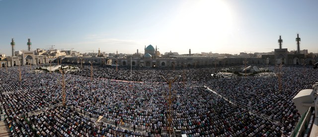 عید فطر در آستان حضرت رضا(ع)