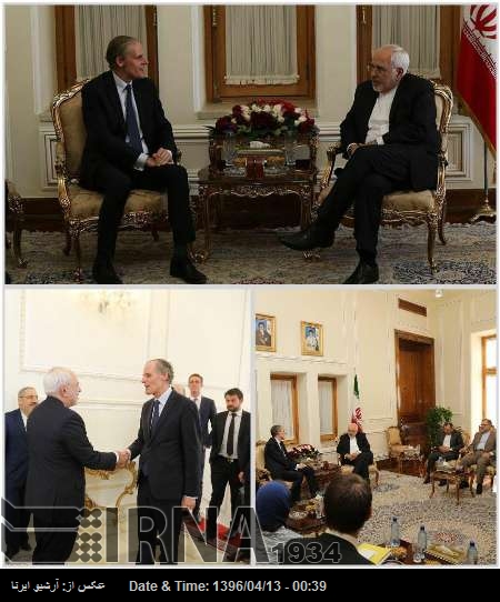 Zarif: İran-Fransa arasında ikili temasların artması ilişkiler önündeki engelleri kaldırır Zarif: İran-Fransa arasında ikili temasların artması ilişkiler önündeki engelleri kaldırır
