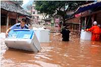باران سیل‌آسا در چین؛ 16 كشته و 10 ناپدید
