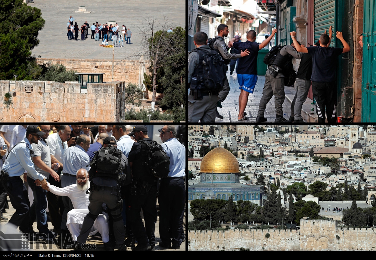 شهادت سه جوان فلسطینی در مسجدالاقصی