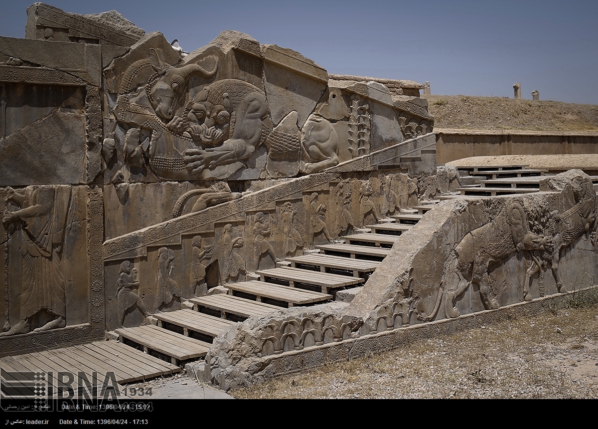 Persepolis, glorious ceremonial capital of Great Persia during Achaemenid Empire (ca. 550–330 BC). UNESCO declared the ruins of Persepolis a World Heritage Site in 1979