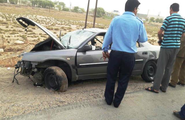 برخورد زانتيا با پژو پارس در جاده ماهشهر -سربندر 2 كشته بر جا گذاشت