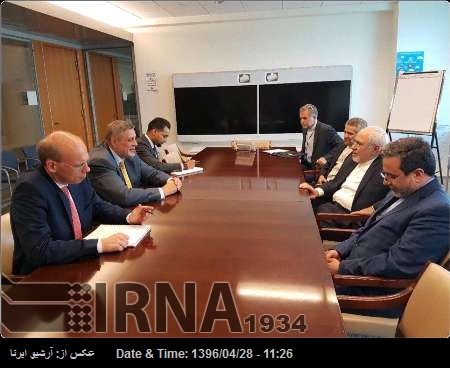 ایرانی وزیر خارجہ اور ایلچی اقوام متحدہ کا عراق کی صورتحال پر تبادلہ خیال ایرانی وزیر خارجہ اور ایلچی اقوام متحدہ کا عراق کی صورتحال پر تبادلہ خیال