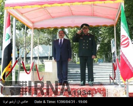 ایران،عراق وزرائے دفاع کی ملاقات/دہشتگردی کیخلاف باہمی اتحاد پر اطمینان کا اظہار ایران،عراق وزرائے دفاع کی ملاقات/دہشتگردی کیخلاف باہمی اتحاد پر اطمینان کا اظہار