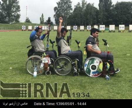 ایرانی معذور کھیلاڑیوں نے عالمی تیراندازی مقابلوں میں برطانیہ کو شکست دے کر فاتح کا ٹائٹل جیت لیا ایرانی معذور کھیلاڑیوں نے عالمی تیراندازی مقابلوں میں برطانیہ کو شکست دے کر فاتح کا ٹائٹل جیت لیا