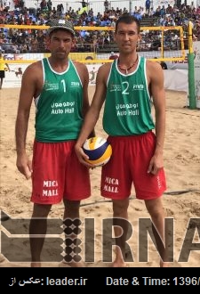 La selección nacional de voleibol de playa de Irán logra medalla de bronce