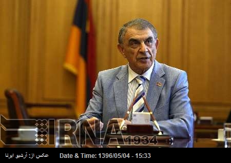 ایران کیساتھ پارلیمانی اور اقتصادی تعاون بڑھانے کیلئے سنجیدہ اقدامات کررہے ہیں: آرمینیائی اسپیکر ایران کیساتھ پارلیمانی اور اقتصادی تعاون بڑھانے کیلئے سنجیدہ اقدامات کررہے ہیں: آرمینیائی اسپیکر