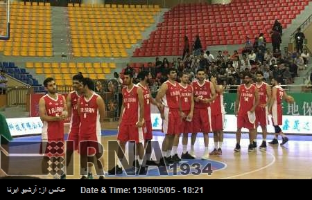 ایران نے چین میں منعقدہ باسکٹ بال ٹورنامنٹ کا ٹائٹل جیت لیا ایران نے چین میں منعقدہ باسکٹ بال ٹورنامنٹ کا ٹائٹل جیت لیا