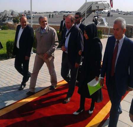 Spanish Senate President arrives in Tehran Spanish Senate President arrives in Tehran