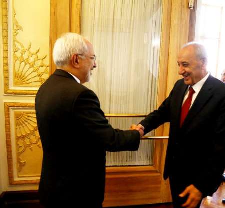 Lebanese parliament speaker hails Zarif commitment to principles Lebanese parliament speaker hails Zarif commitment to principles