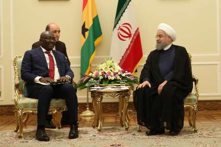 Rouhani: Iran, Ghana determined to broaden relations Rouhani: Iran, Ghana determined to broaden relations