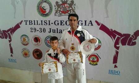 Iranian student bags gold in Georgia's martial arts festival Iranian student bags gold in Georgia's martial arts festival