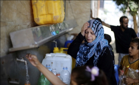 UN: Gaza settlers deprived of potable water, health service UN: Gaza settlers deprived of potable water, health service