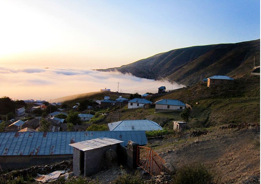 «خوشواش» مازندران روستایی پنهان میان ابرها