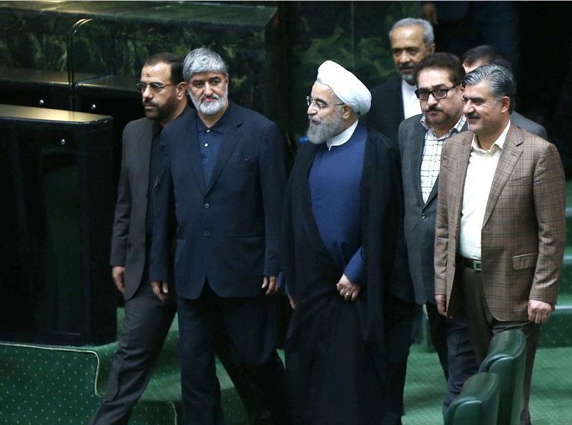Le Majlis vérifie la liste des membres du cabinet proposé par le Président Rohani Le Majlis vérifie la liste des membres du cabinet proposé par le Président Rohani