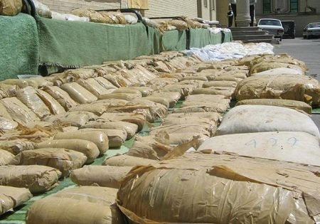 Truck carrying opium seized by Iran's police Truck carrying opium seized by Iran's police