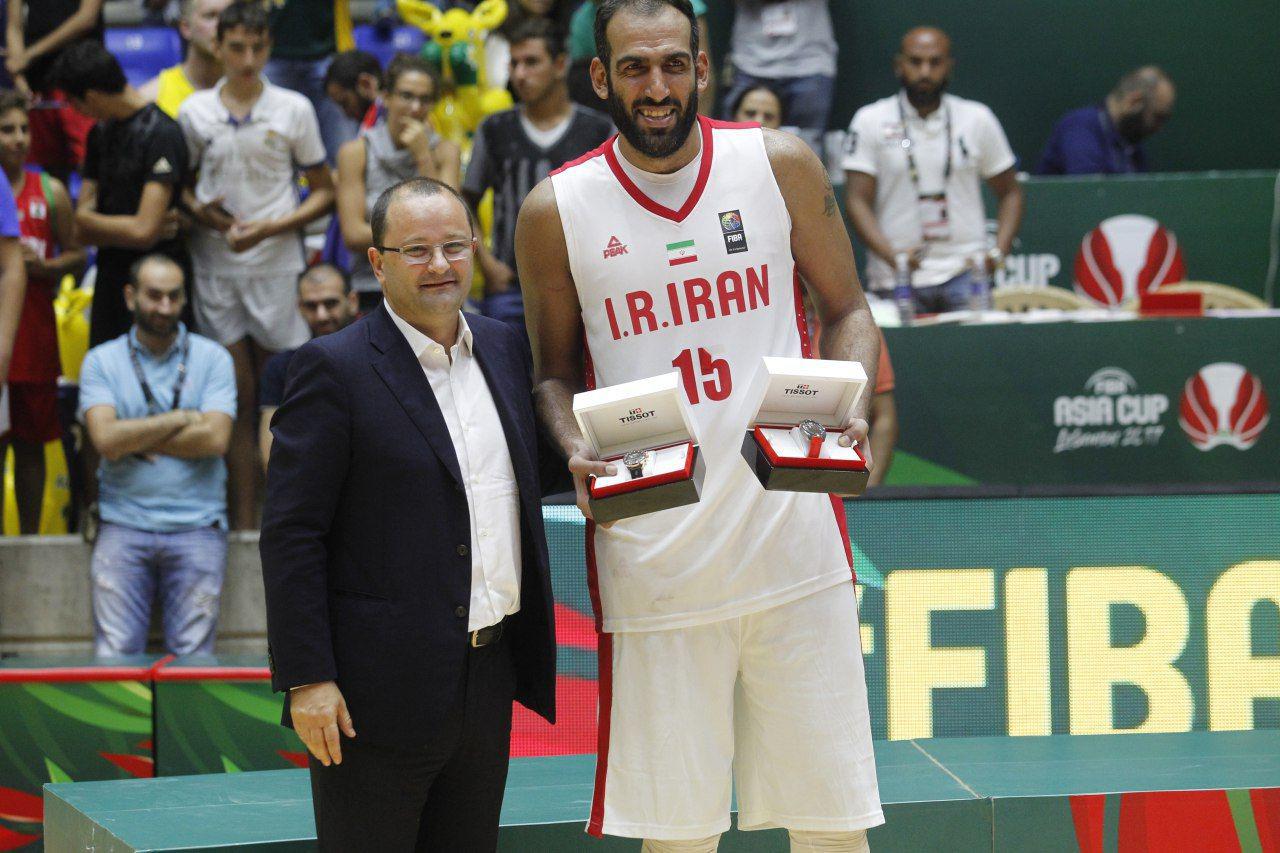 Iran basketball captain Asia most valuable player Iran basketball captain Asia most valuable player