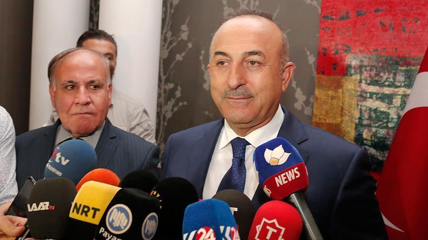 وزیر امور خارجه تركیه: از یكپارچگی خاك عراق حمایت می كنیم